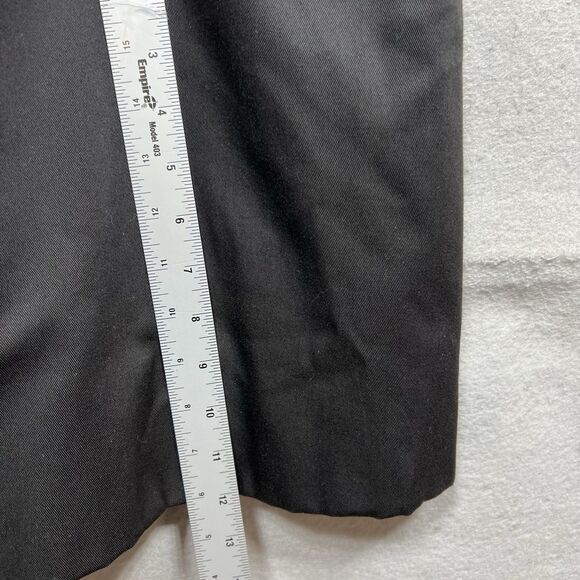 Burberry Trench Coat Womens 8 Black Full Length Nova Check Removable Lining - Picture 13 of 16